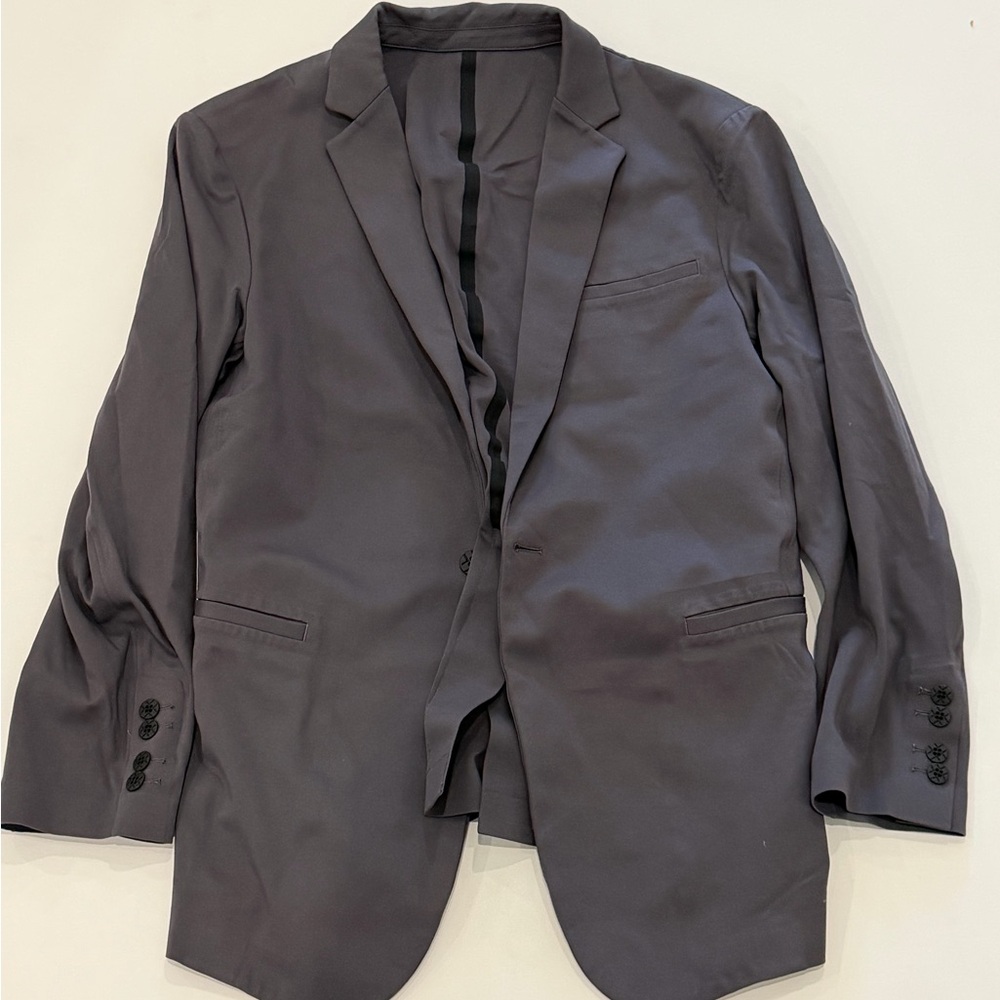 Xsuit Men's Charcoal Gray Tailored Blazer